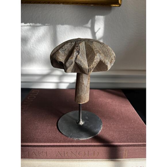 Vintage Wooden Spice Grinder on Stand - Picture 6 of 6